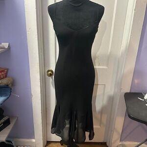 Papell Boutique Evening Black Tank Dress in 6